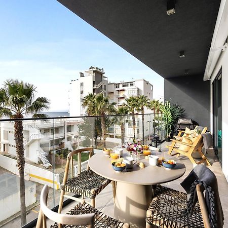 Stylish Modern Beachside Apartment With Pool & Seaview Quarteira Extérieur photo